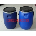 60升蘭色化工桶，60L卡子桶，60升包箍塑料桶新利塑業(yè)生產(chǎn).